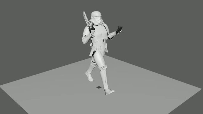 StormTrooper Walk Cycle